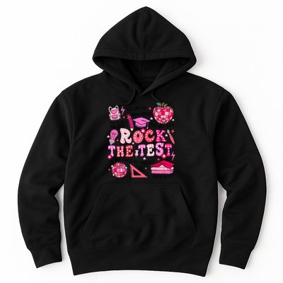 Rock The Test Testing Day Don't Stress Do Your Best Teach.er Hoodie