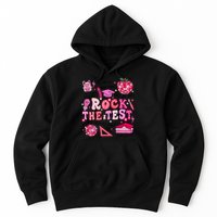 Rock The Test Testing Day Don't Stress Do Your Best Teach.er Hoodie