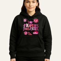 Rock The Test Testing Day Don't Stress Do Your Best Teach.er Hoodie