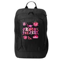 Rock The Test Testing Day Don't Stress Do Your Best Teach.er City Backpack