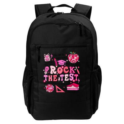 Rock The Test Testing Day Don't Stress Do Your Best Teach.er Backpack