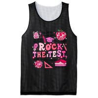 Rock The Test Testing Day Don't Stress Do Your Best Teach.er Mesh Reversible Basketball Jersey Tank