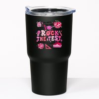 Rock The Test Testing Day Don't Stress Do Your Best Teach.er Tumbler