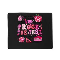 Rock The Test Testing Day Don't Stress Do Your Best Teach.er Mousepad