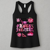 Rock The Test Testing Day Don't Stress Do Your Best Teach.er Womens Tank Top