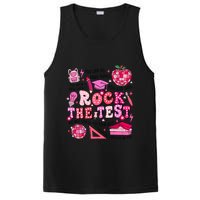 Rock The Test Testing Day Don't Stress Do Your Best Teach.er PosiCharge Competitor Tank
