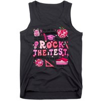 Rock The Test Testing Day Don't Stress Do Your Best Teach.er Tank Top
