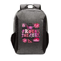 Rock The Test Testing Day Don't Stress Do Your Best Teach.er Vector Backpack