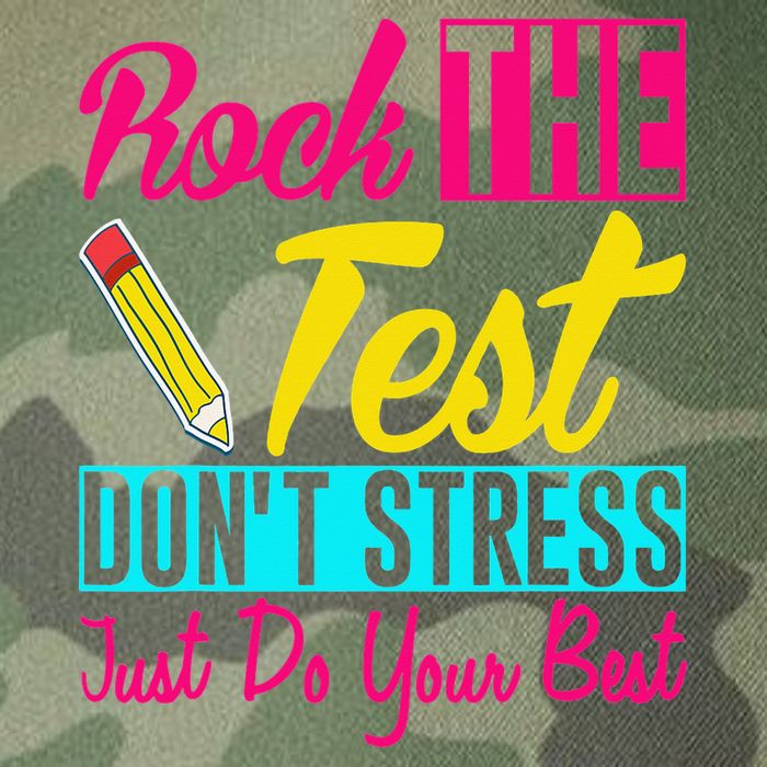 Rock The Test Dont Stress Just Do Your Best Testing Day Legacy Tie Dye Trucker Hat