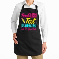 Rock The Test Dont Stress Just Do Your Best Testing Day Apron