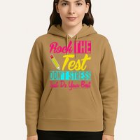 Rock The Test Dont Stress Just Do Your Best Testing Day Hoodie