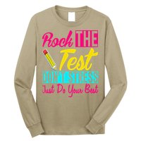 Rock The Test Dont Stress Just Do Your Best Testing Day Long Sleeve Shirt