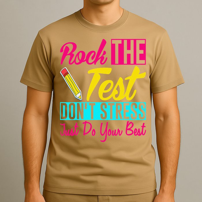 Rock The Test Dont Stress Just Do Your Best Testing Day T-Shirt