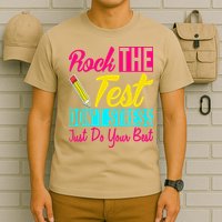Rock The Test Dont Stress Just Do Your Best Testing Day T-Shirt