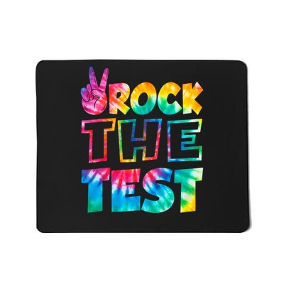 Rock The Test Testing Day Retro Motivational Teach.er Student Mousepad