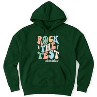 Rock The Test Testing Day Retro Motivational Teacher Student Hoodie