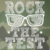 Rock The Test Testing Day Retro Motivational Legacy Tie Dye Trucker Hat