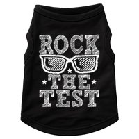 Rock The Test Testing Day Retro Motivational Doggie Tank