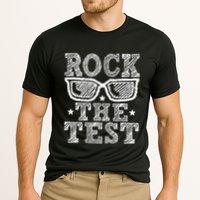 Rock The Test Testing Day Retro Motivational Performance Shirt