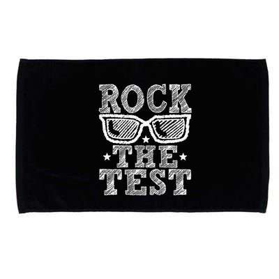 Rock The Test Testing Day Retro Motivational Microfiber Hand Towel