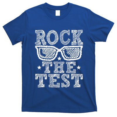 Rock The Test Testing Day Retro Motivational T-Shirt