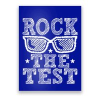 Rock The Test Testing Day Retro Motivational Poster