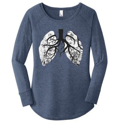 Respiratory Therapy Therapist Lung Doctor Respiratory Cute Gift Women's Perfect Tri Tunic Long Sleeve Shirt