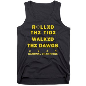 Rolled The Tide Walked The Tank Top