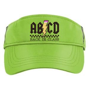 Retro Teacher Tour Abcd Back To School Classic Rock Adult Drive Performance Visor