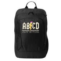 Retro Teacher Tour Abcd Back To School Classic Rock City Backpack