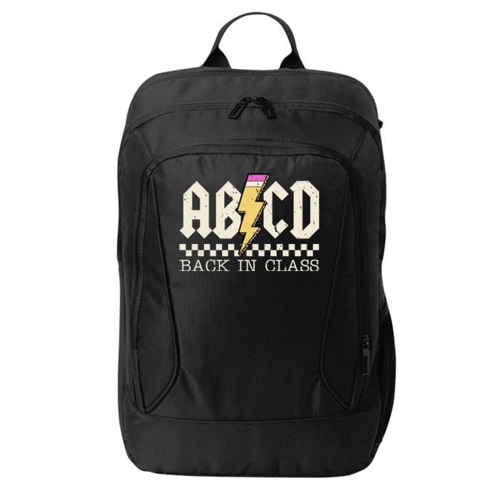 Retro Teacher Tour Abcd Back To School Classic Rock City Backpack