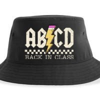 Retro Teacher Tour Abcd Back To School Classic Rock Sustainable Bucket Hat