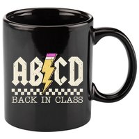 Retro Teacher Tour Abcd Back To School Classic Rock 11oz C Handle Ceramic Mug