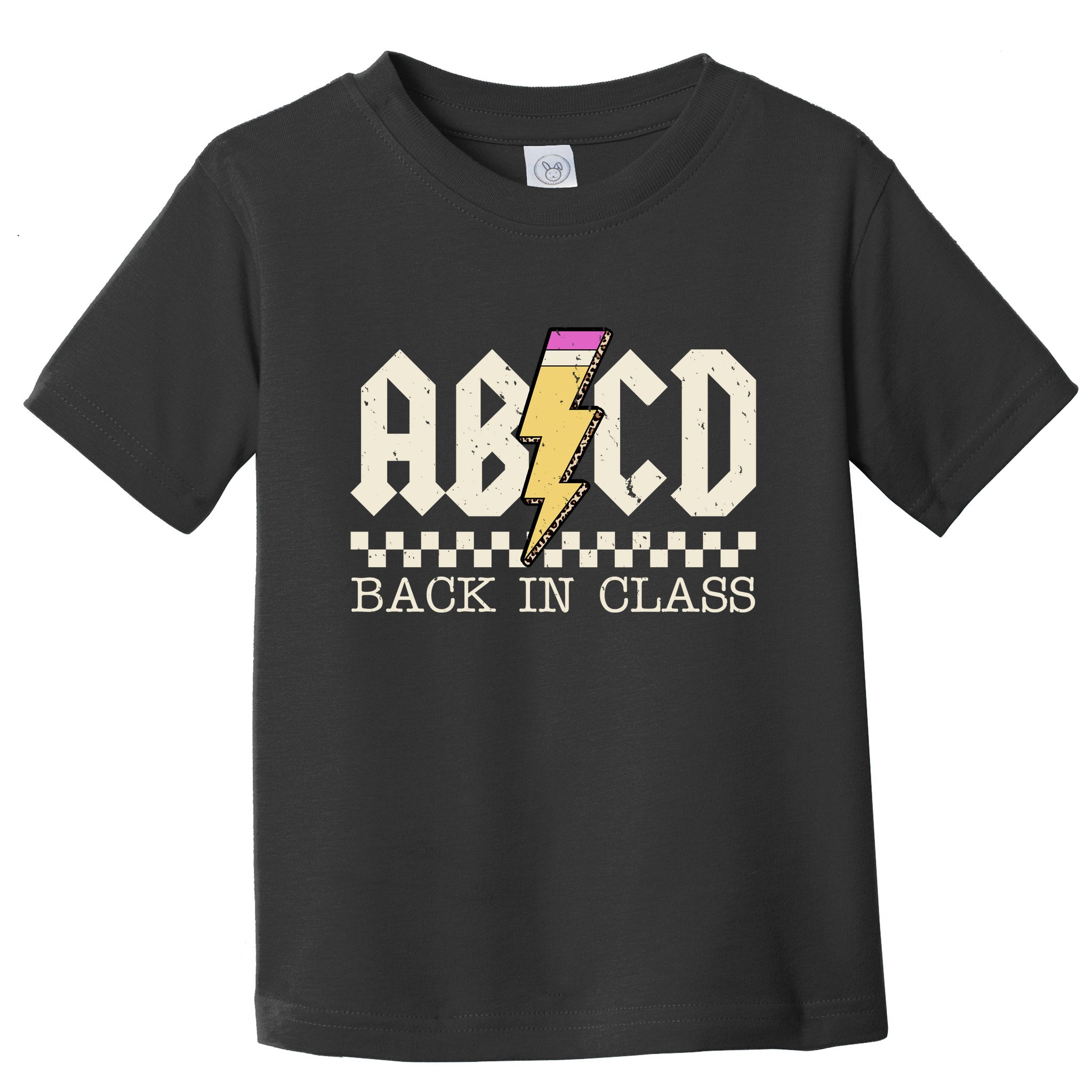 Retro Teacher Tour Abcd Back To School Classic Rock Toddler T-Shirt
