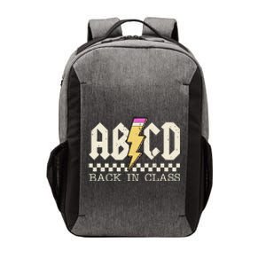 Retro Teacher Tour Abcd Back To School Classic Rock Vector Backpack