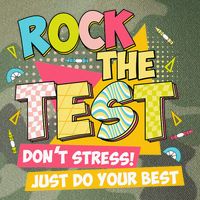 Rock The Test Day Motivational Retro Teachers Testing Day Legacy Tie Dye Trucker Hat