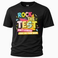 Rock The Test Day Motivational Retro Teachers Testing Day Performance Shirt