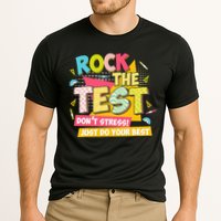 Rock The Test Day Motivational Retro Teachers Testing Day Performance Shirt