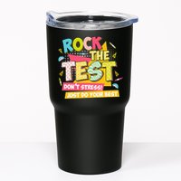 Rock The Test Day Motivational Retro Teachers Testing Day Tumbler