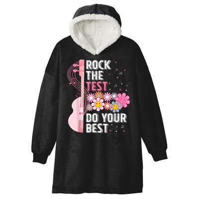 Rock The Test Do Your Best Hooded Wearable Blanket