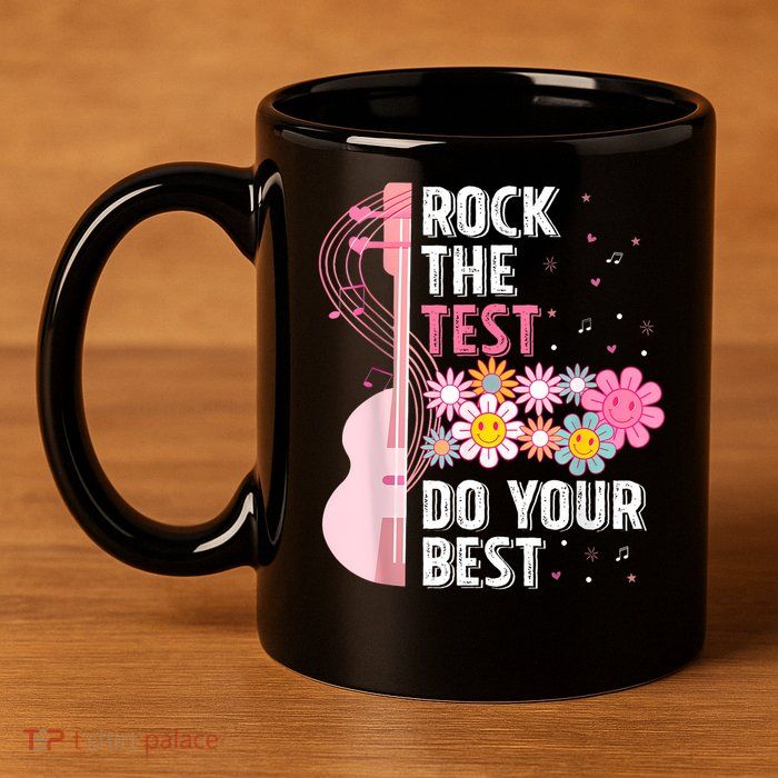 Rock The Test Do Your Best 11oz C Handle Ceramic Mug