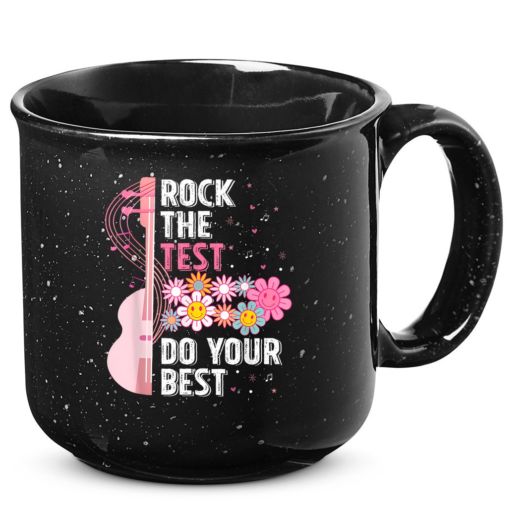 Rock The Test Do Your Best 15oz Campfire Ceramic Mug