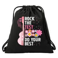 Rock The Test Do Your Best Drawstring Bag