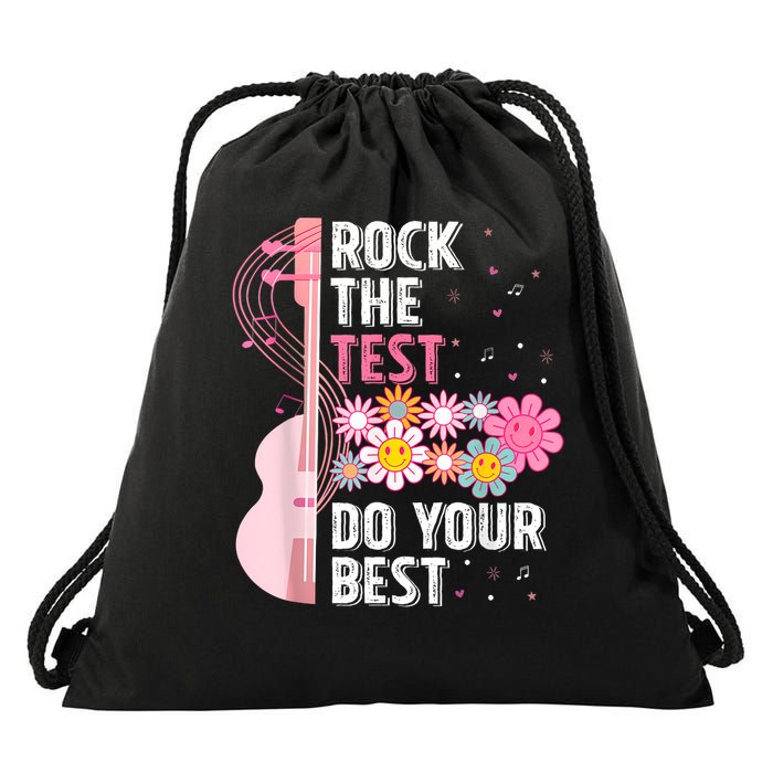 Rock The Test Do Your Best Drawstring Bag