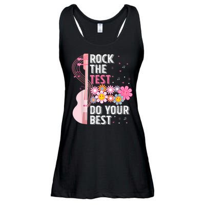 Rock The Test Do Your Best Ladies Essential Flowy Tank