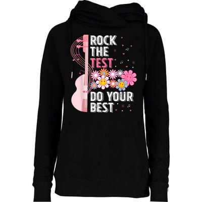Rock The Test Do Your Best Womens Funnel Neck Pullover Hood