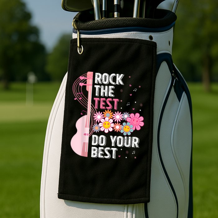 Rock The Test Do Your Best Golf Towel