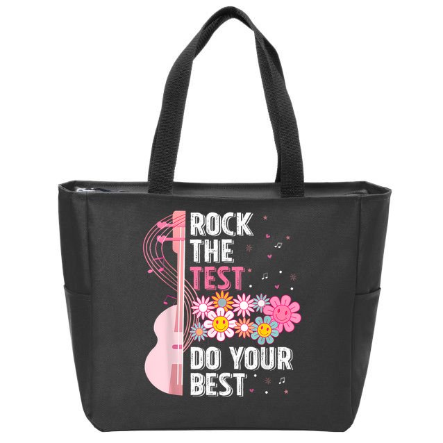 Rock The Test Do Your Best Zip Tote Bag