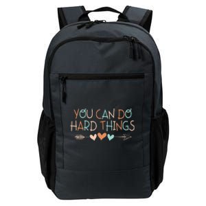 Rock The Test Day Teacher You Can Do Hard Things Daily Commute Backpack