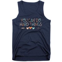 Rock The Test Day Teacher You Can Do Hard Things Tank Top